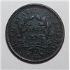 Image 2 : 1808/7 half cent dark chocolate color nice VF  RARE OVERDATE