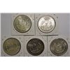 Image 2 : 1878S-1885O-1900  MS63---82O and 1904 MS61 Morgan $