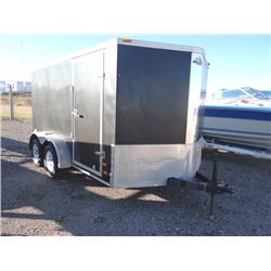 COVERED CARGO TRAILER;