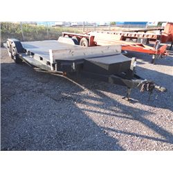 TANDEM AXLE FLATBED TRAILER  ;
