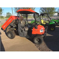 KUBOTA RTV900 DIESEL 4X4; HOURS: 4968.S/N: 17333.