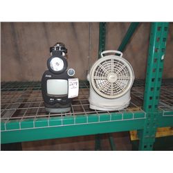 ELECTRIC FAN & JEEP COMBO TV, LIGHT, RADIO;