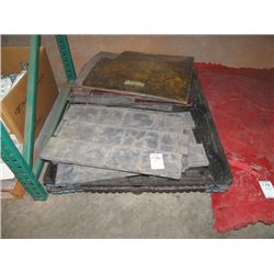 PALLET OF CONCRETE STAMPS;