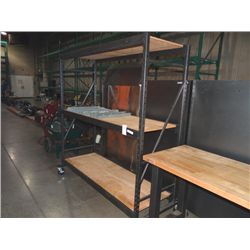 WHIRLPOOL GLADIATOR 6' 3 TIER CASTERED SHELF UNIT;
