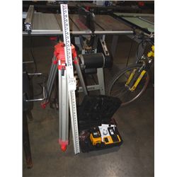 CST/BERGER LM-30 LASER LEVEL W/TRIPOD & RANGE POLE;