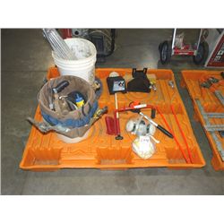 TOOL POUCH, MAGNETS, & RESPIRATOR;