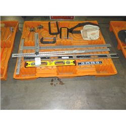 CLAMPS, T SQUARES & LEVELS;