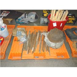 STAKE PINS, ANCHOR BOLTS, & REBAR TIES STAKES;