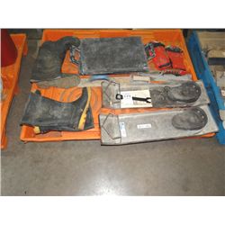 CONCRETE TOOLS, KNEE BOARDS, & BOOTS;