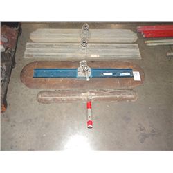CONCRETE FLOATS/FINISHING TOOLS ;