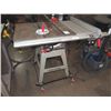Image 1 : CRAFTSMAN TABLE SAW W/CASTERED STAND;
