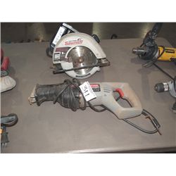 CRAFTSMAN CIRCULAR SAW & RECIPROCATING SAW;