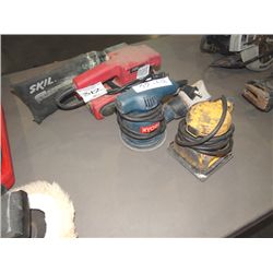DEWALT, SKIL, & RYOBI SANDERS;