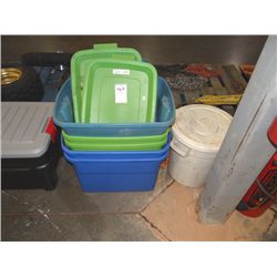 PLASTIC TUBS & BUCKET;