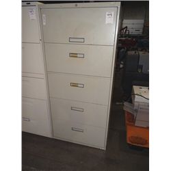 5 DRAWER LATERAL FILE CABINET;