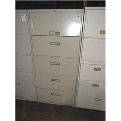 5 DRAWER LATERAL FILE CABINET;