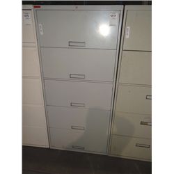5 DRAWER LATERAL FILE CABINET;