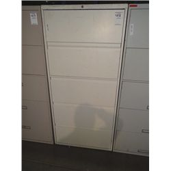 5 DRAWER LATERAL FILE CABINET;