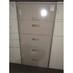 5 DRAWER LATERAL FILE CABINET;