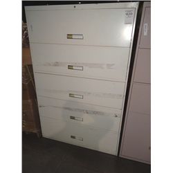 5 DRAWER LATERAL FILE CABINET;