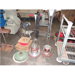 FLOOR POLISHER/BUFFERS W/PADS;
