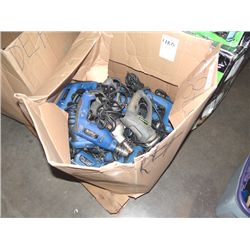 BOX OF POWER SMITH HAMMER DRILLS (STORE RETURNS);