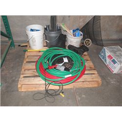 HOSE, RAKE, BOOTS, TOOLS & MISC;