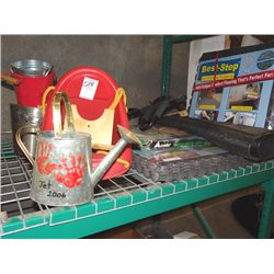 ANTI-FATIGUE FLOORING, DART BOARD, EXERCISE MAT, SWING & WATER PAILS;