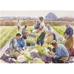 Alden Lassell Ripley - The Crop-Study for Market Garden