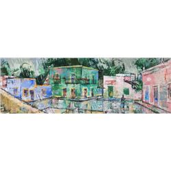 William M. Halsey - Afternoon Rain, Izamal, Yucatan