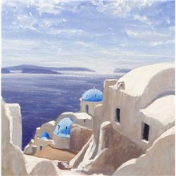 William Berra - Study for Colors of Santorini