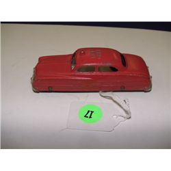 vintage childs metal toy fire chief car by Tootsie