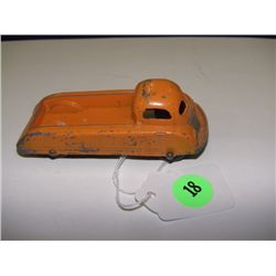 vintage childs metal toy truck / van by Tootsie