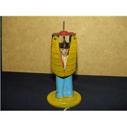 antique German 1920's spinning man toy
