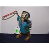 Image 1 : vintage Japanese tin wind up Rodeo monkey with pistol and lasso