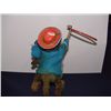 Image 3 : vintage Japanese tin wind up Rodeo monkey with pistol and lasso