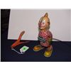 Image 1 : mechanical wired remote tin clown, Carabelle by Kagran Corp. clown hops when you press trigger