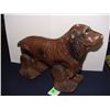 Image 2 : painted paper mache walking dog