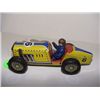 Image 2 : 2003 Speedway tin wind up toy race car with driver