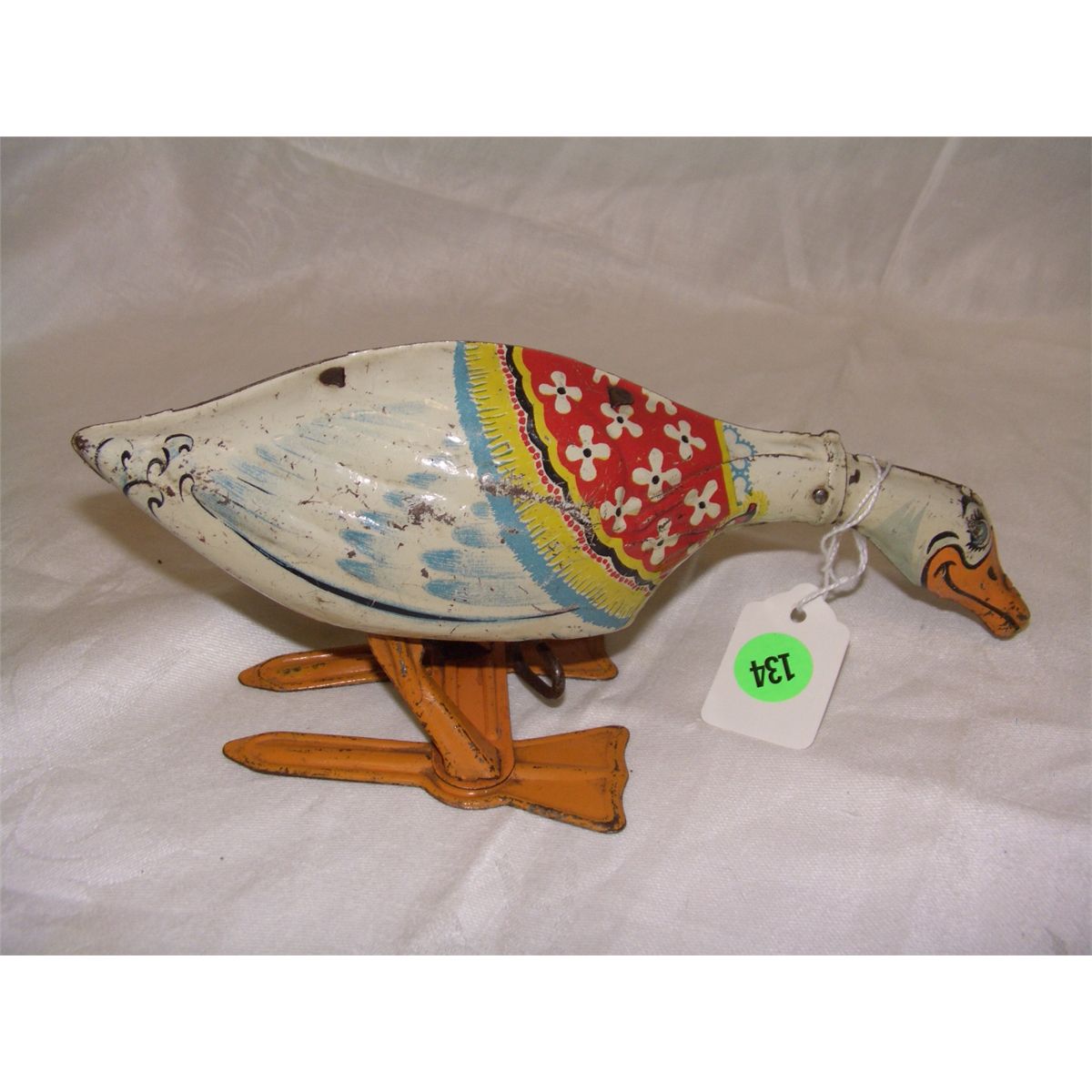 Unique toys tin wind up goose