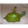 Image 1 : J. Chein mechanical turtle with black Americana boy on his back,