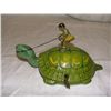 Image 2 : J. Chein mechanical turtle with black Americana boy on his back,
