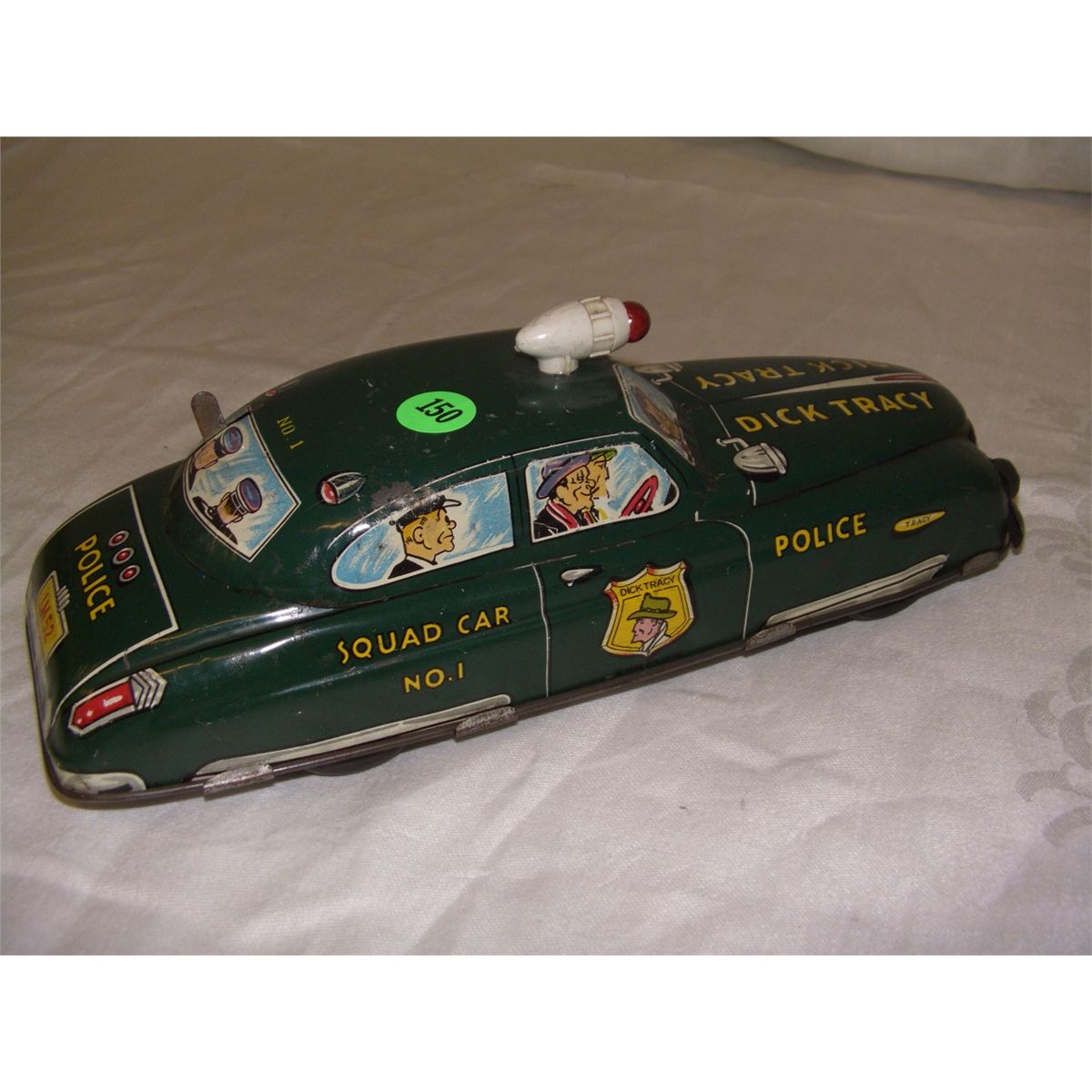 Dick Tracy 1 Marx toy police squad car tin wind up