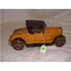 13" Dayton Toy Co, c 1925 tin toy car