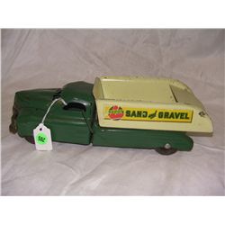 13" Buddy L Sand And Gravel dump truck c 1940