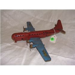 10" Wyandotte 4 prop plane Boeing Stratocruiser, wood wheels
