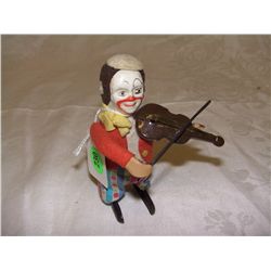 4 1/2" RARE Schuco wind up violin player (no key)