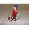 Image 1 : 4 1/2" RARE Schuco wind up man with monkey (no key)