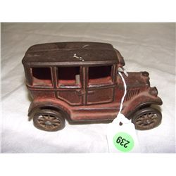 5" cast iron model A toy car
