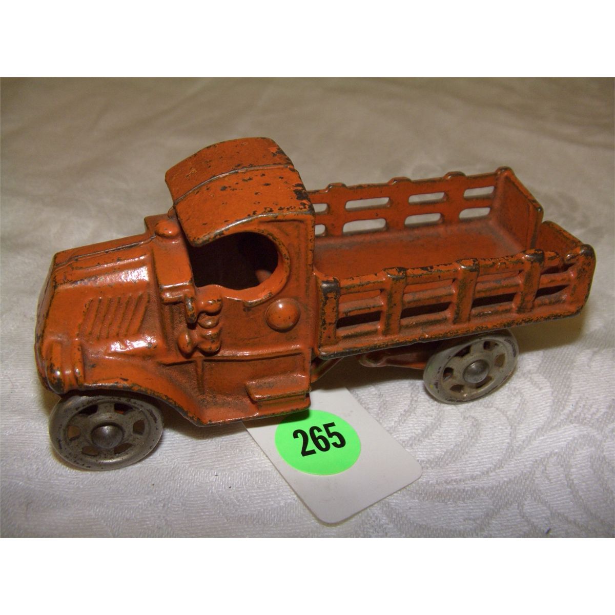 vintage cast iron truck